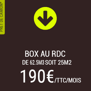 Location Container Box Stockage I Saint Jean du Falga I 62,5m3 I Saverdun