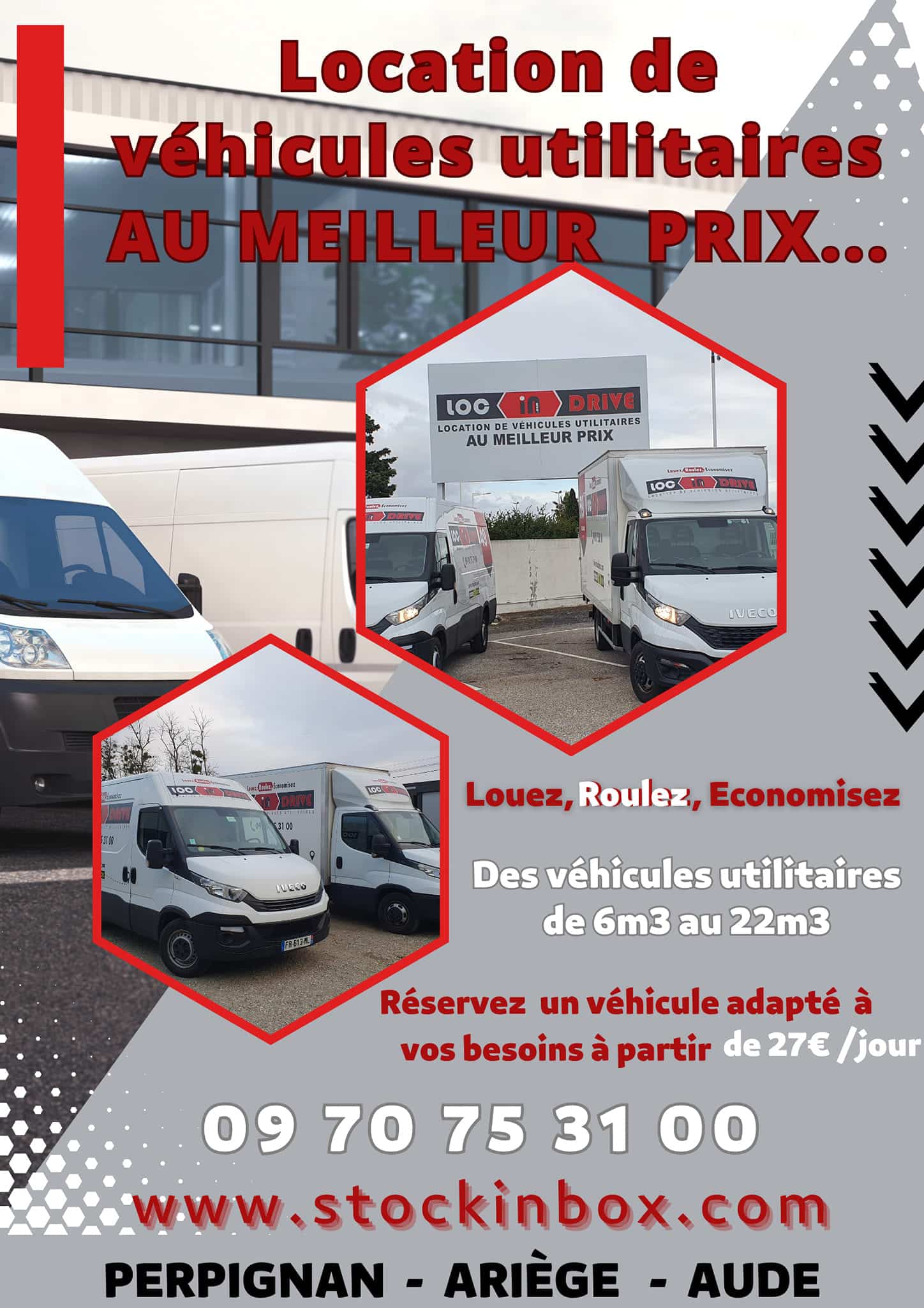 Chez Loc In Drive, large choix de véhicules pour louer un utilitaire I Ariège – Pyrénées Orientales