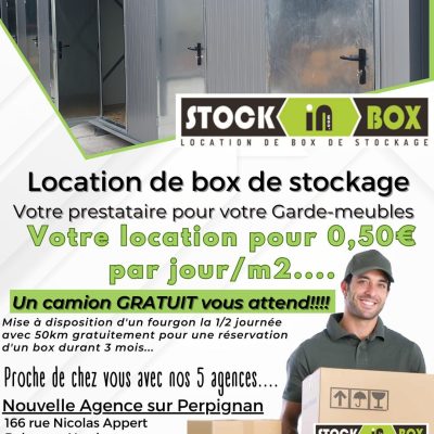 Location de box de stockage sur Perpignan
