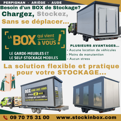 Location de box de stockage mobile dans les Pyrénées Orientales – Perpignan